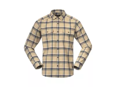 Bergans Tovdal košeľa, warm sand/navy blue check