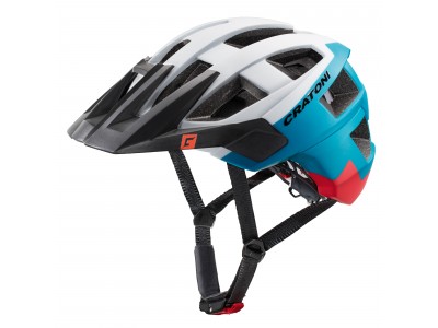 CRATONI AllSet helmet, white/blue/red matt