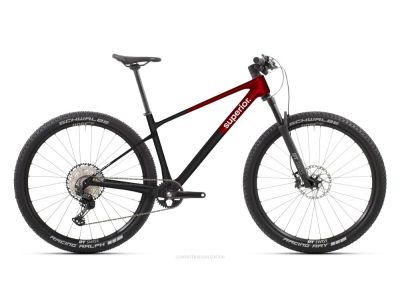 Superior XP 9.6 29 bike, matte carbon/red carbon