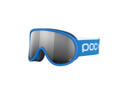 Gogle narciarskie dziecięce POC POCito Retina, fluorescencyjny niebieski/częściowo słoneczny silver
