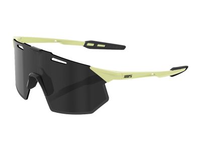 Okulary 100% HYPERCRAFT SQ, miękkie, błyszczące/czarne błyszczące soczewki