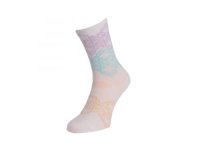 SILVINI Dogana socks, white/lilac