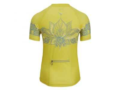 Damska koszulka rowerowa SILVINI Sabatini w kolorze żółto-chmurkowym