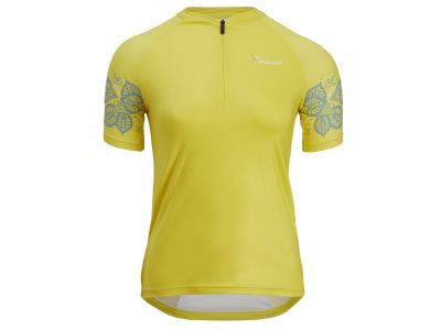 Damska koszulka rowerowa SILVINI Sabatini w kolorze żółto-chmurkowym