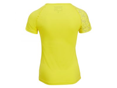 Damska koszulka SILVINI Giona żółta/chmurka