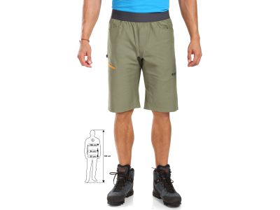 DIRECT ALPINE SOLO 2.0 kraťasy, khaki