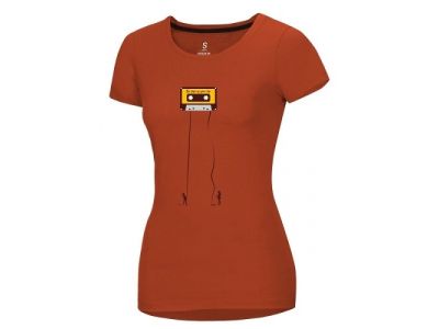 OCÚN Raglan T női póló, retro tape rooibos tea