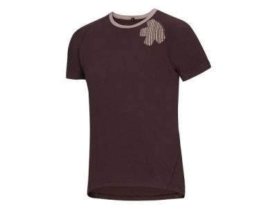 T-shirt OCÚN Bamboo T Blossom, czekoladowy
