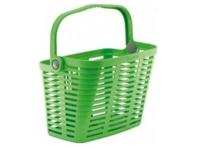 FORCE handlebar basket, green