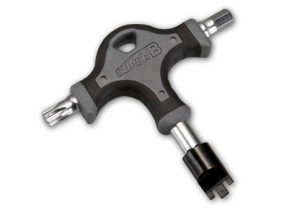 Super B TB-TH20 T4 torx with 6mm Allen key for screws in converters