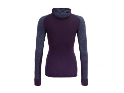 Hanorac damă Devold Tuvegga Merino, reversibil, lila