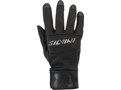 Silvini Fusaro softshell gloves, black