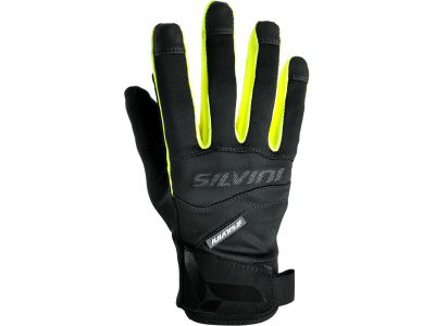 Silvini Fusaro softshell zateplené rukavice čierna/neon