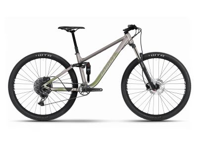 GHOST Kato FS Essential 27.5 Fahrrad, Perlgrau/Hellkhaki glänzend