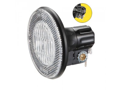 Smart front halogen light with reflector and switch