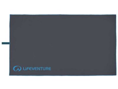 Lifeventure SoftFibre Trek Recycled multifunctional towel, gray