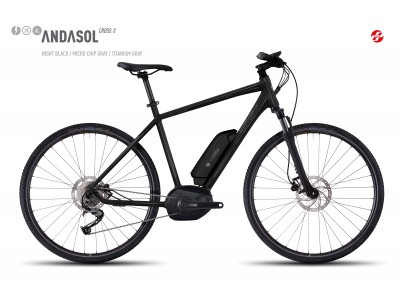 Ghost E-Bike ANDASOL Cross 2 28&quot;, schwarz, Modell 2017