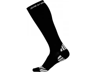Silvini Casalone kompresné ponožky čierne