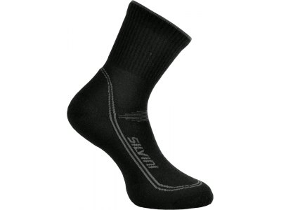 SILVINI Merino Lattari ponožky black/charcoal