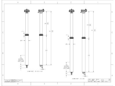 FOX Transfer Performance teleszkópos nyeregcső, Ø-31.6 mm 337 mm/120 mm