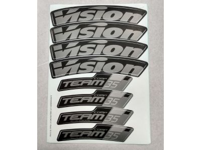 Vision nálepky na ráfik, TEAM 35 COMP, ráfikové brzdy