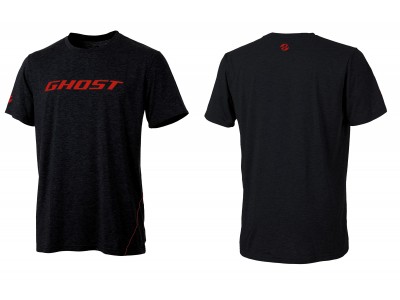 GHOST tričko funkčné GHOST - čierne, model 2017