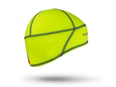Grip Grab Hi-Vis helmet cap, yellow/green