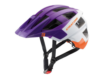 CRATONI Allset Helm, violett/weiß/orange matt