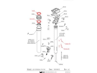 Kind shock servisná sada LEV Integra A12 27.2mm