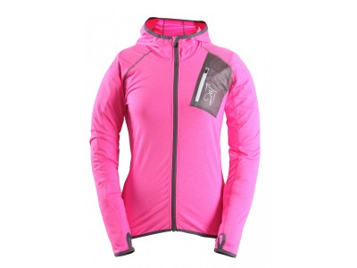 2117 of Sweden women&amp;#39;s eco sweatshirt with hood Gran pink highlights