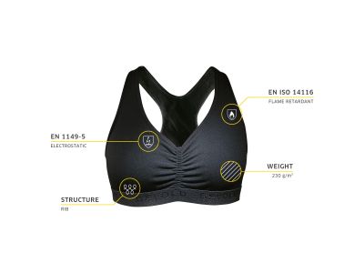 Sutien Devold Safe, negru