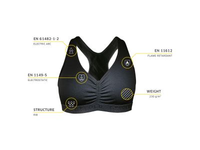Sutien Devold Safe, negru