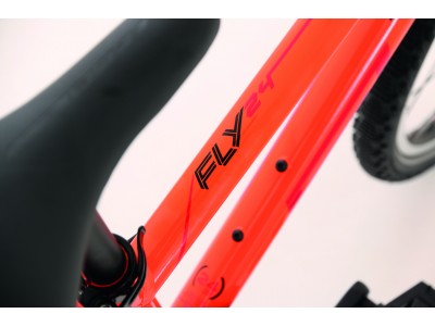 Superior FLY 24&quot; 2017 fényes narancs/piros/fekete, gyerek kerékpár