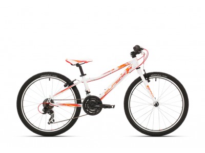 Superior Paint RX 24" 2017 gloss biely/oranžový/červený detský bicykel