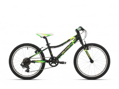 Superior Paint XC 20 &quot;2017 gloss black / green neon green children&#39;s bike
