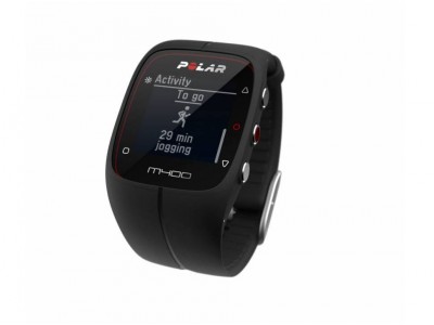 Polar M400 HR watch with GPS black
