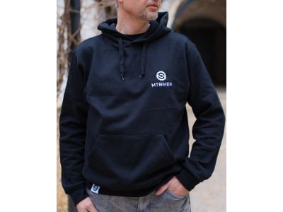 MTBIKER Sweatshirt mit Kapuze, schwarz