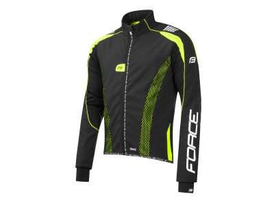 FORCE X72 PRO softshell kabát fekete-fluo