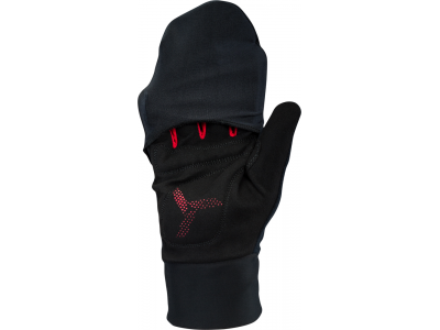Zimowe rękawiczki unisex SILVINI Isonzo czarno-czerwone