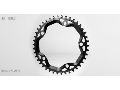 Absolute Black Cyclocross chainring BCD130 38z.