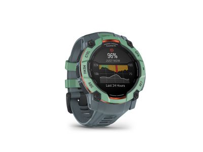 Garmin Instinct 3 zegarek sportowy, 50 mm, AMOLED, pasek silikonowy neo tropic/twilight (limitowana edycja)