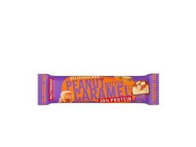 NUTREND DELICIOUS BAR 30% proteinová tyčinka, 50 g, arašídové máslo+karamel