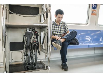 Tern BYB P8 20 skladací bicykel, modrá