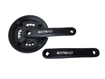 Extend MTB-Kurbelgarnitur, 175 mm, 36/22T, 2x9, mit Reifen