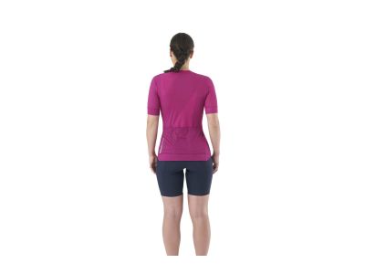 Mavic Aksium women&#39;s jersey, graphic big M/fuchsia