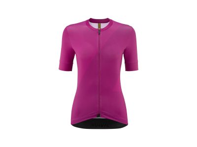 Mavic Aksium women&amp;#39;s jersey, graphic big M/fuchsia