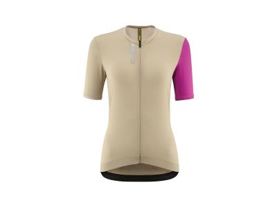 Mavic Essential women&amp;#39;s jersey, white pepper/fuchsia
