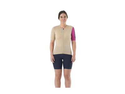 Mavic Essential women&#39;s jersey, white pepper/fuchsia