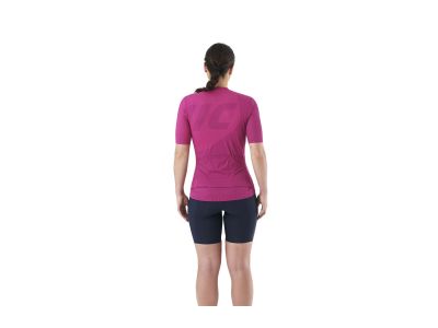 Mavic Icon women&#39;s jersey, graphic fuchsia
