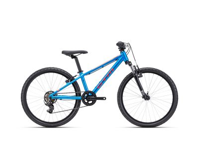 Bicicletă pentru copii CTM ROCKY 2.0 24, albastru perlat/roșu